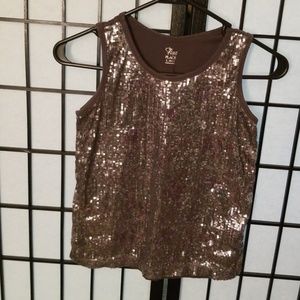 Childrens Place girls sequin top